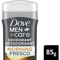 Dove Men+Care  Deodorant Stick aluminum-free deodorant formula for 72H odour protection Morning Fresco with essential oils & ¼ moisturizing cream 85 g