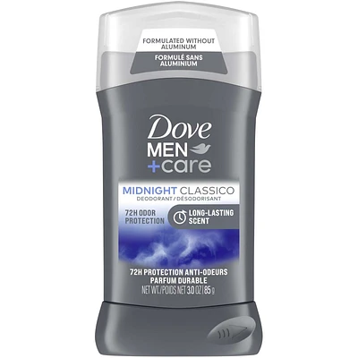 Dove Men+Care  Deodorant Stick aluminum-free deodorant formula for 72H odour protection Midnight Classico with essential oils & ¼ moisturizing cream 85 g