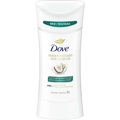Advanced Care Antiperspirant 48H Sweat and Odour Protection Coconut Water & Sweet Lime Scent with Pro-Ceramide Technology