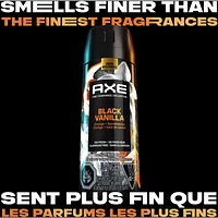 Fine Fragrance Collection Premium Body Spray for Men Black Vanilla deodorant with 72H odour protection and freshness infused with vanilla, orange and sandalwood essential oils