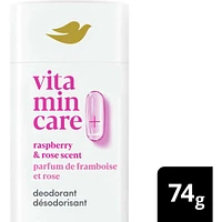 Vitamin Care+ Aluminum-Free Deodorant Raspberry & Rose Scent 72h Breathable Odour Protection with Vitamin B3+E