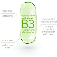 Vitamin Care+ Aluminum-Free Deodorant Cucumber & Melon Scent 72h Breathable Odour Protection with Vitamin B3+E