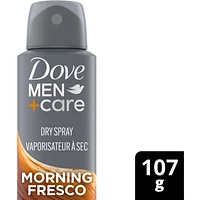 Men+Care  Morning Fresco 72h Men's Dry Spray Antiperspirant Deodorant with Non-Irritant Formula, 1/4 Moisturizing Cream and Vitamin E