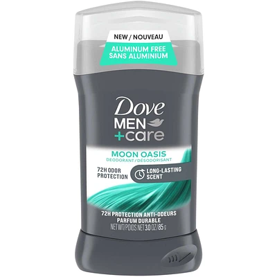 Men+Care  Moon Oasis 72h Men's Aluminum-Free Deodorant with Non-Irritant Formula, 1/4 Moisturizing Cream and Vitamin E