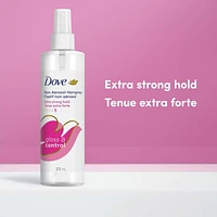 Dove  Extra Hold Non-Aerosol Hairspray hair styling for long-lasting shape control with Nutri-Style Complex 273 ML