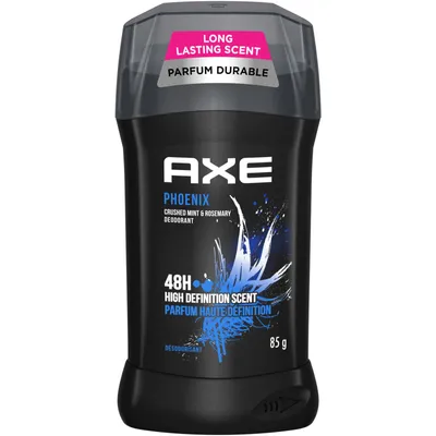 AXE  Deodorant Stick for Long Lasting Odour Protection Phoenix Crushed Mint & Rosemary Mens Deodorant Formulated Without Aluminum 85 g