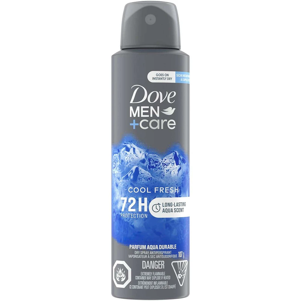 Dove Men+Care Dry Spray Antiperspirant Cool Fresh antibacterial odour protection 107 GR