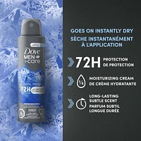 Dove Men+Care Dry Spray Antiperspirant Cool Fresh antibacterial odour protection 107 GR