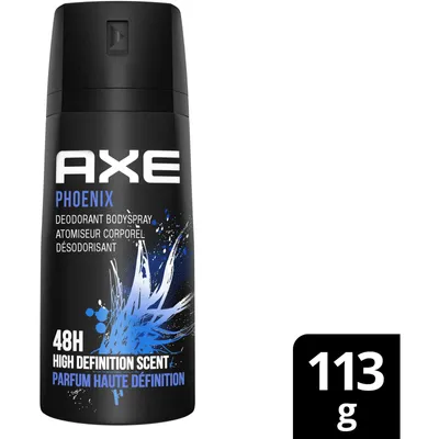 AXE  Deodorant Body Spray for Long Lasting Odour Protection Phoenix Sage & Cedarwood Men's Deodorant 48 hours Fresh formulated without Aluminum 113 g