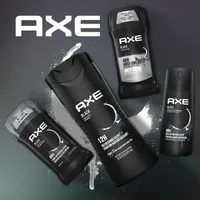 AXE  Dual Action Deodorant Body Spray for Long Lasting Odour Protection Black Variant Frozen Pear & Cedarwood Men's Deodorant 48 hours Fresh formulated without Aluminum 113 g