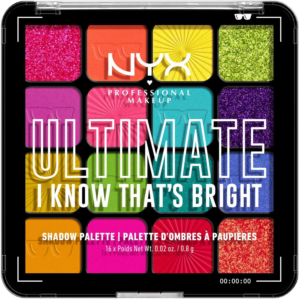 Ultimate Shadow Palette, 16-Shade Eyeshadow Vegan Formula