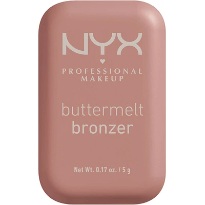 Buttermelt Bronzer, Powder 12 HR Wear, Fade Resistant & Transfer Resistant, Infused with Shea Butter