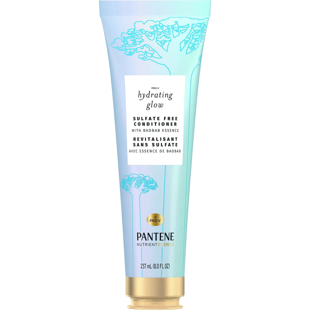 Pantene Hydrating Glow with Baobab Essence Sulfate-free Conditioner, 237 mL