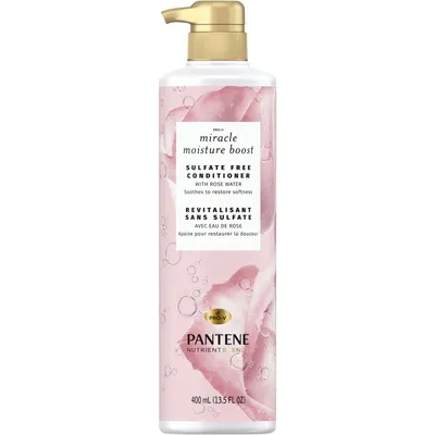 NUTRIENT BLENDS Miracle Moisture Boost with Rose Water SULFATE FREE CONDITIONER, 400 mL