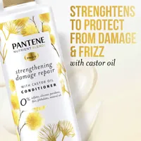 Sulfate Free Conditioner, Hair Strengthening Anti Frizz Damage Repair with Castor Oil, Safe for Color Treated Hair, Nutrient Blends