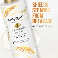 Sulfate Free Shampoo, Anti Breakage for Medium or Long Hair with Rice Water, Safe for Color Treated Hair, Nutrient Blends