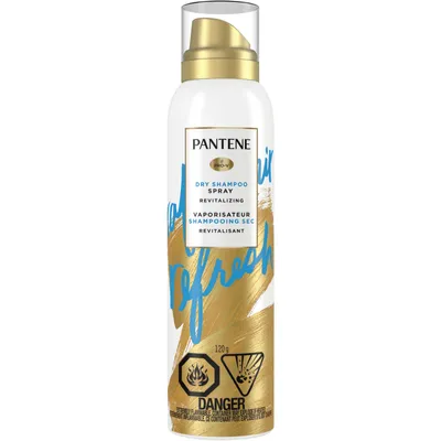 Dry Shampoo Spray, Volumizing and Cleansing with Vitamin B5, for Fine, Thin and Color Treated Hair, Pro-V Refresh