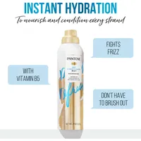 Dry Conditioner Spray for Hair, Hydrates and Softens Dry Hair with Vitamin B5, Safe for Color Treated Hair, Pro-V Refresh