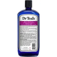 Dr Teal's Foaming Bath with Pure Epsom Salt Black Elderberry with Vitamin D & Essential Oils