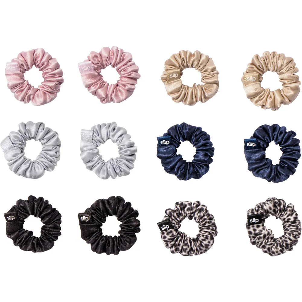 slip pure silk minnie scrunchies - classic