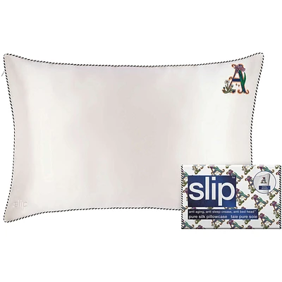 Pure Silk Initial Collection Queen Pillowcase