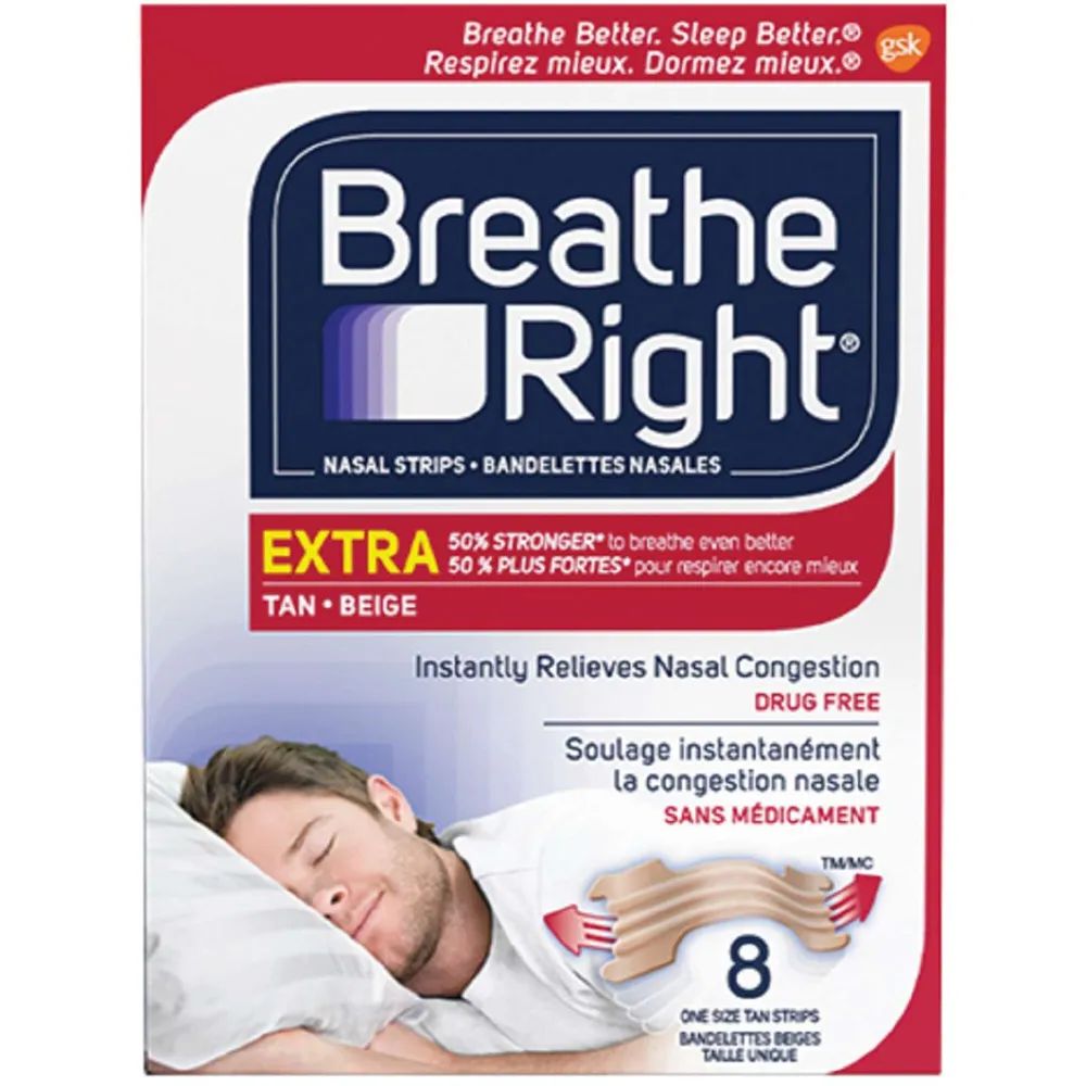 Breathe Right Nasal Strips, Clear, for Sensitive Skin, Large « Discount  Drug Mart