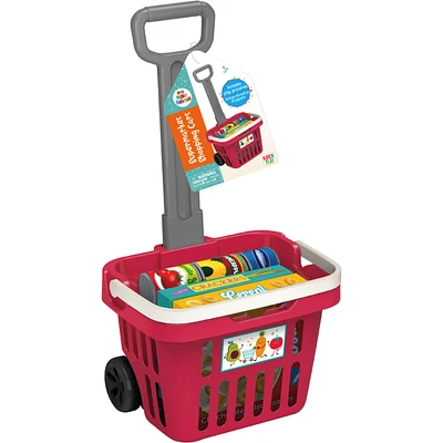 Play Shopping - Grocery Basket w Wheels