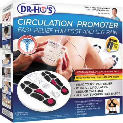 DR-HO'S Neck Pain Pro - Essential Package - includes the Neck Pain Pro,  Foot Therapy Pads, 2 Regular Body Pads, 2 Large Body Pads, Electrogel &  Manual Guide