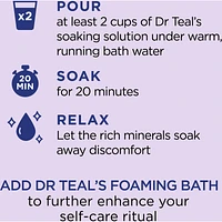 Lavender Pure Epsom Salt Soaking Solution