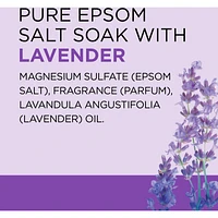 Lavender Pure Epsom Salt Soaking Solution