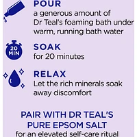 Lavender Foaming Bath with Pure Epsom Salt