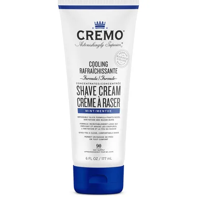 Cremo Mint Cooling Shave Cream for Men