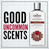 Cremo Bourbon & Oak Body Wash for Men