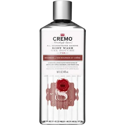 Cremo Bourbon & Oak Body Wash for Men