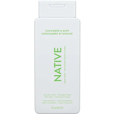 Native Body Wash Cucumber & Mint  510g