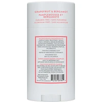 Natural Deodorant, Grapefruit & Bergamot, Aluminum Free