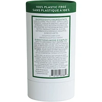 Plastic-Free Natural Deodorant, Eucalyptus & Mint, Aluminum Free