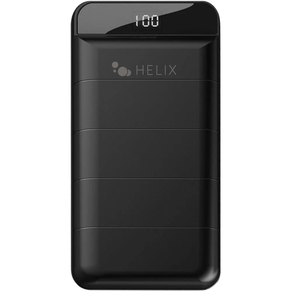 Helix Turbovolt+ 20,000 mAh Portable Battery Pack - Black