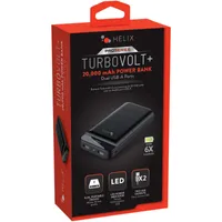 TurboVolt+ 20,000 mAh Power Bank with Usb A and Usb C Ports