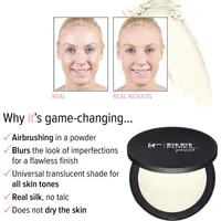 Mattifying Setting Powder, conceals pores, talc-free, with silk, Bye Bye Pores