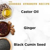 Goddess Strength Deep Treatment, Hair Oil for Breakage Prone Hair with Castor Oil