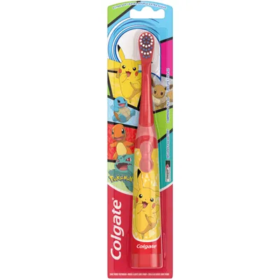 Kids Battery Toothbrush, For Ages 3+, Extra Soft Kids Toothbrush, Pokémon