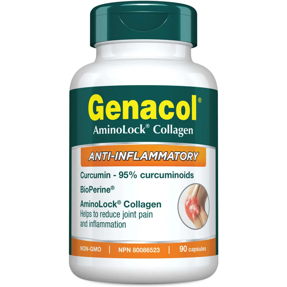 Genacol Anti-Inflammatory with AminoLock Collagen, Turmeric Curcumin and BioPerine