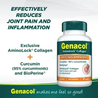 Genacol Anti-Inflammatory with AminoLock Collagen, Turmeric Curcumin and BioPerine