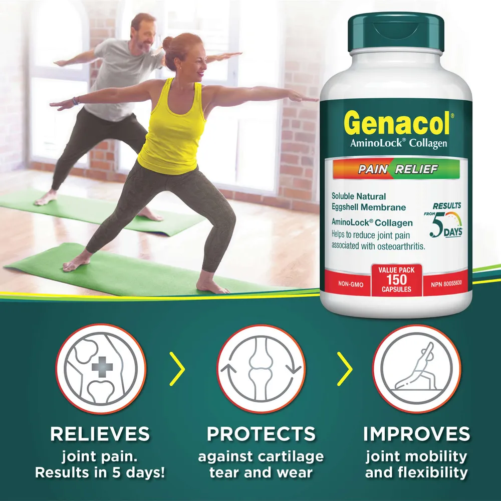 Genacol Pain Relief - Results on joint pain in 5 days!