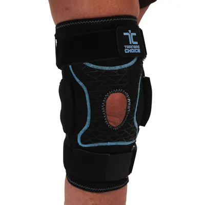 Trainers Choice Knee Compression Wrap, for Men & Women, Knee Support for  Mild PFS (Patellofemoral Syndrome), Tendonitis, Arthritis, Soft Tissue