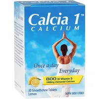 Calcia 1 Calcium with Vitamin D 1000MG Calcium Lemon