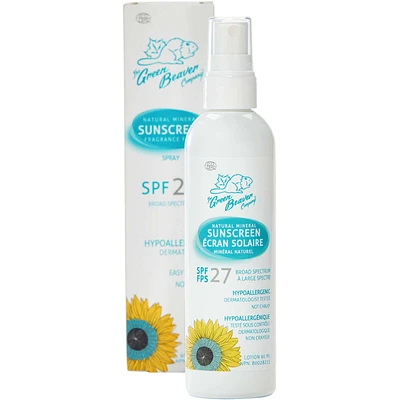 Natural Mineral Sunscreen Spray SPF27
