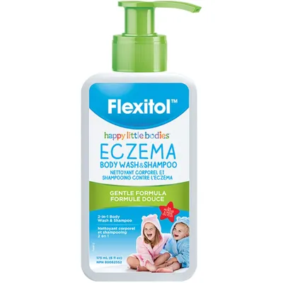Happy Little Bodies™ Eczema 2 in 1 Body Wash and Shampoo