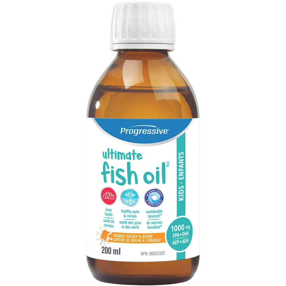 Ultimate Fish Oil for Kids Orange Cream